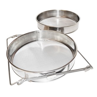 Double stainless steel honey filter DE4