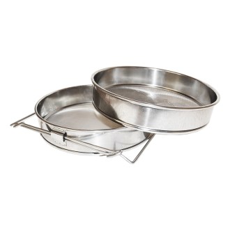 Double stainless steel honey filter DE4