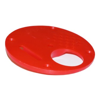 Entrance reducer - diam. 6.8 cm - red