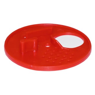 Entrance reducer - diam. 6.8 cm - red