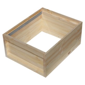 Full-depth hive box for Deutsch Normalmaß - 12 frames - schiene