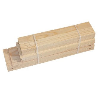 Half-depth hive box for Deutsch Normalmaß - 10 frames - decompose