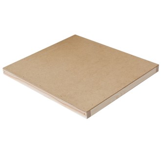 Wooden inner roof with EPS insulation board