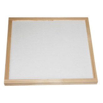 Wooden inner roof with EPS insulation board