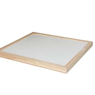 Wooden inner roof with EPS insulation board