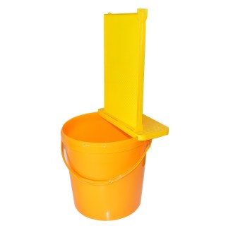 Frame holder for bucket - plastic