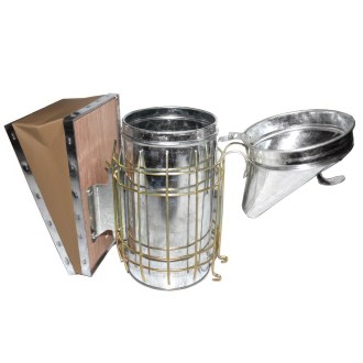 Galvanized smoker - large