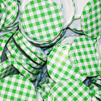 Lid TO 82 - Green squares - full box 700 pcs