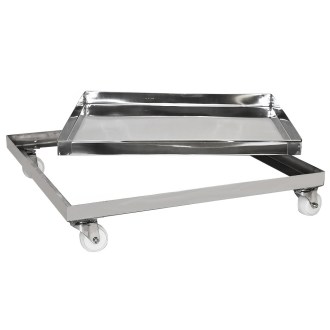Hive Cart - Stand - Stainless Steel - 53x53 cm