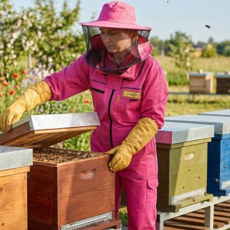 Beekeeping Suit PREMIUM pink Lyson, size: S-XXXXL