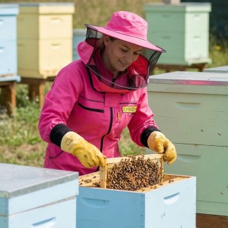Beekeeping Suit PREMIUM pink Lyson, size: S-XXXXL