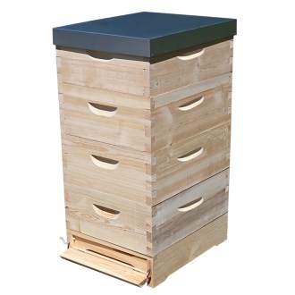Langstroth Beehive 4 x 3/4 (185) - 10 frames - dovetail joint