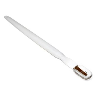 Plastic spoon for royal jelly.