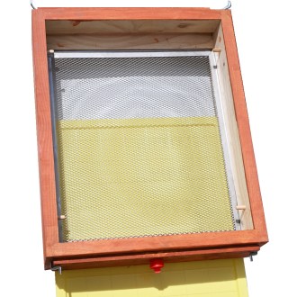 Full mesh varroa bottom board - Langstroth - complete, painted