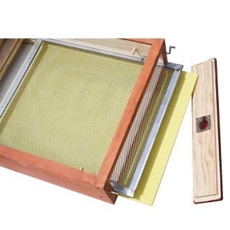 Full mesh varroa bottom board - Langstroth - complete, painted