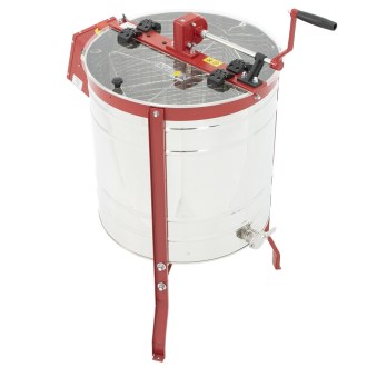 Tangential honey extractor, Ø600mm, 4-frame, manual+electric drive, CLASSIC