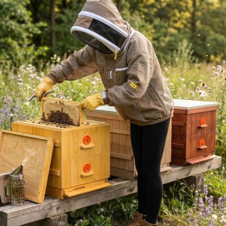 Beekeeping jacket Elegant Bee vented - S-XXXXL