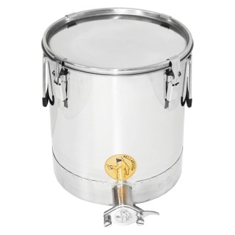 25 kg honey tank Mellarius MaxiLine with sloping bottom and sealing lid