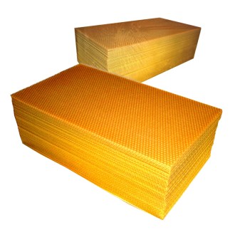 Pure wax foundation - 44,8x23,2 - Langstroth original