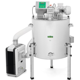 Double-walled mixing device ApiCera® with heating and dryer - 185 kg