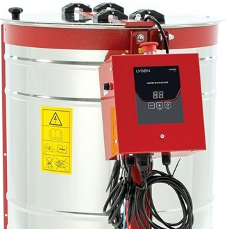 4-frame honey extractor, tangential, electric 12V/230V Ø500mm – CLASSIC LINE