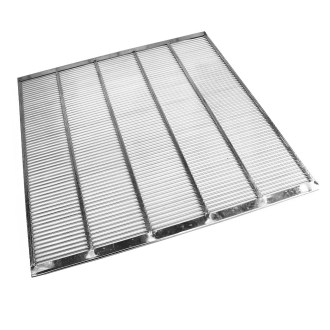 Metal queen excluder with frame 420x420 mm