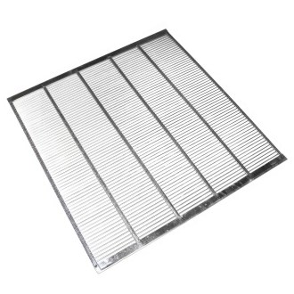 Metal queen excluder with frame 420x420 mm