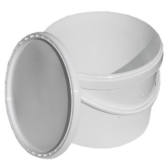 Plastic honey container 15 kg white