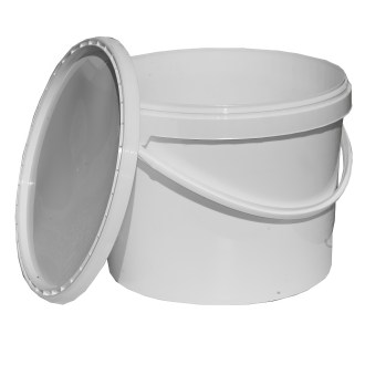 Plastic honey container 15 kg white