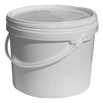 Plastic honey container 15 kg white