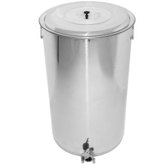 200 kg honey tank Mellarius MiniLine with stainless steel gate