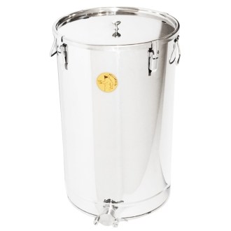 100 kg honey tank Mellarius ProLine with welded gate and sealing lid