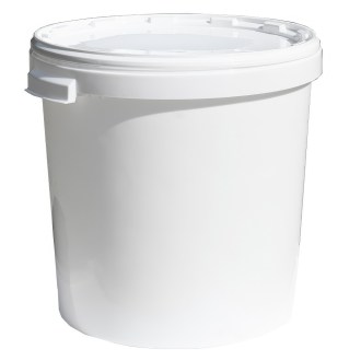 Plastic honey container 40 kg white
