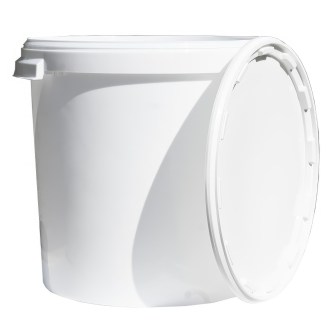 Plastic honey container 40 kg white
