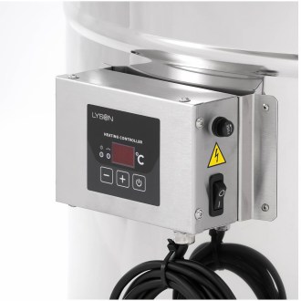 Settling and Straining Tank with Heated Jacket 100 l 230 V Conical Bottom - PREMIUM