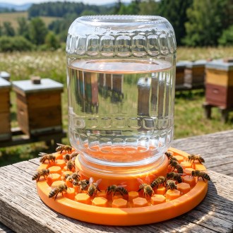 Bee feeder for a small jar, diameter 155