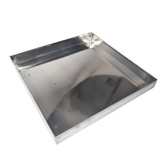 Stainless steel cover 510x510x50 mm - hive 2 cm