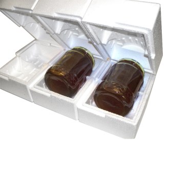 Honey transport safety container - PS