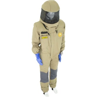 Protective suit for wasp and hornet nest removal, S-XXXL