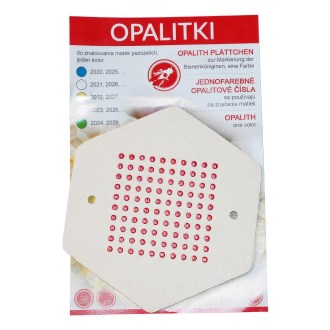 Opalith number markers - 1-100 PL various colors