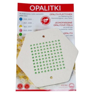 Opalith number markers - 1-100 PL various colors