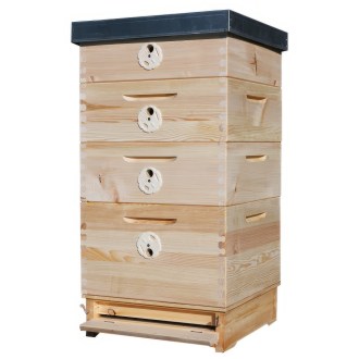 Optimal Hive with 1 Deep and 3 Medium Supers