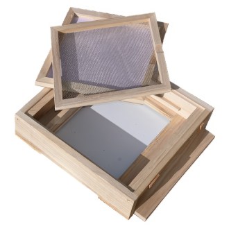 Varroa bottom board Dadant Blatt - 12 frames - Pfefferle