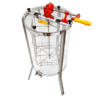 Manual 4 frame honey extractor Mellarius ProLine, Ø 45 cm