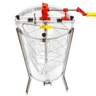 Manual 4 frame honey extractor Mellarius ProLine, Ø 45 cm
