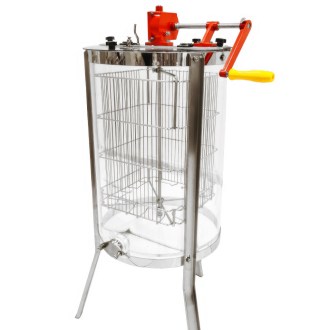 Manual 4 frame honey extractor Mellarius ProLine, Ø 45 cm