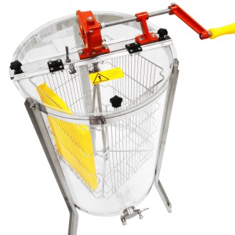 Manual 4 frame honey extractor Mellarius ProLine, Ø 45 cm