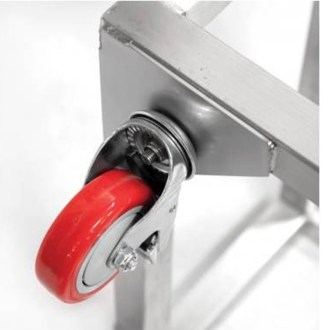 Transport cart for containers, honey creaming machines 50l to 150l