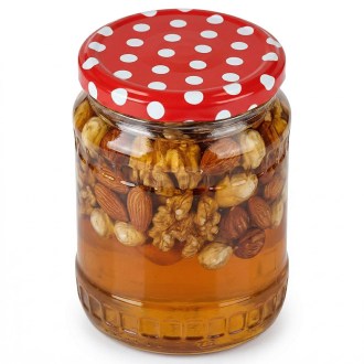 Lid TO 82 - red dots