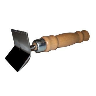 Scraper for cleaning queen excluders - stainless steel